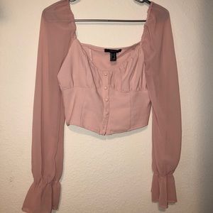 Long Sleeve Crop Top